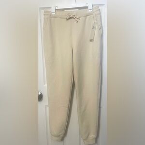 Mono B Ivory Drawstring Sweatpants Joggers NWT Size M/L